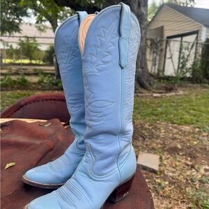 Blue Western Cowboy Boots